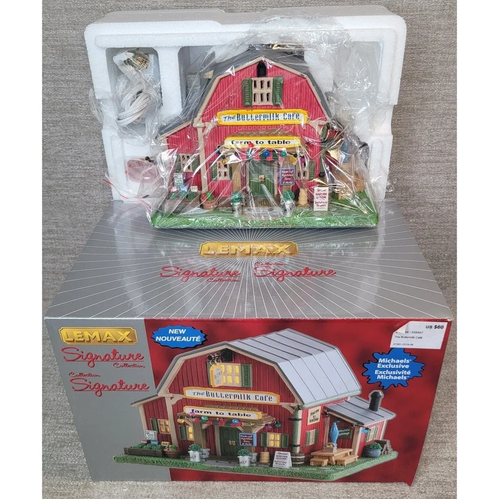 Lemax Signature Collection 2018 The Buttermilk Cafe #85388‎ New in Box Christmas